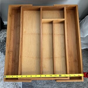 Expandable Bamboo Drawer Organizer